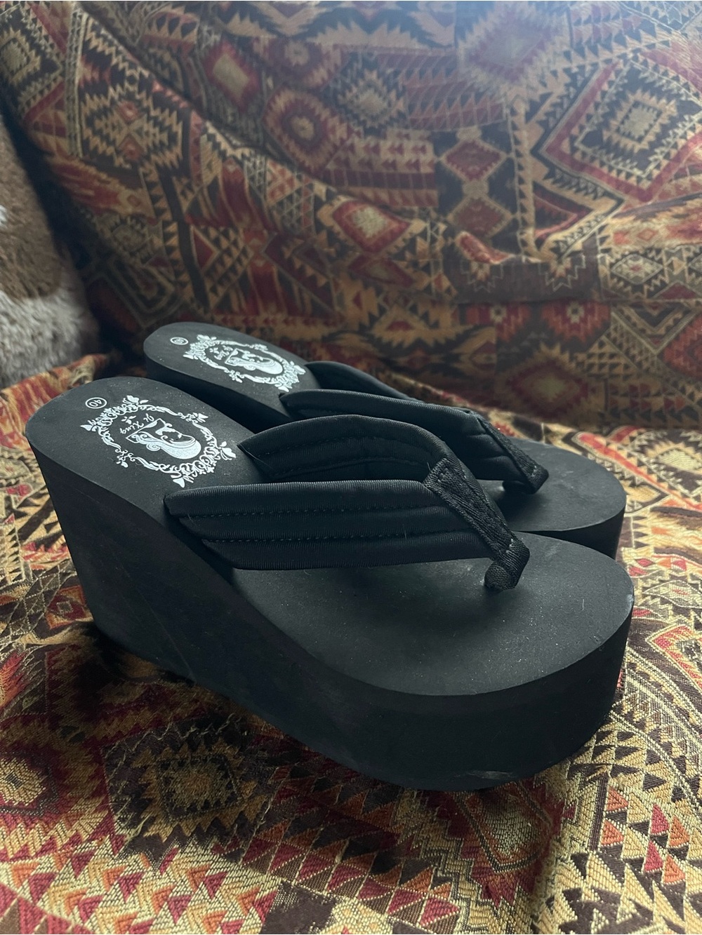 Y2K Platform Flip Flop Sandals